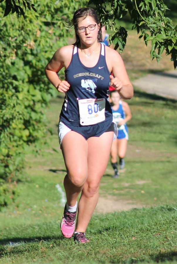 In the Titan Invitational,
Grace Doolittle cut
down her time by about two
and a half minutes from the
Golden Grizzly race the week
prior.