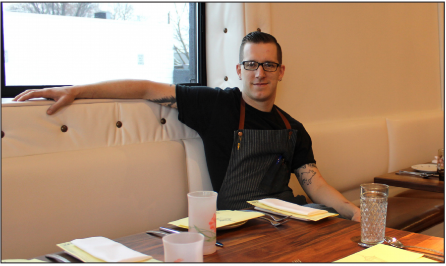 Mabel Gray owner James Rigato enjoys interacting and conversing with his customers.