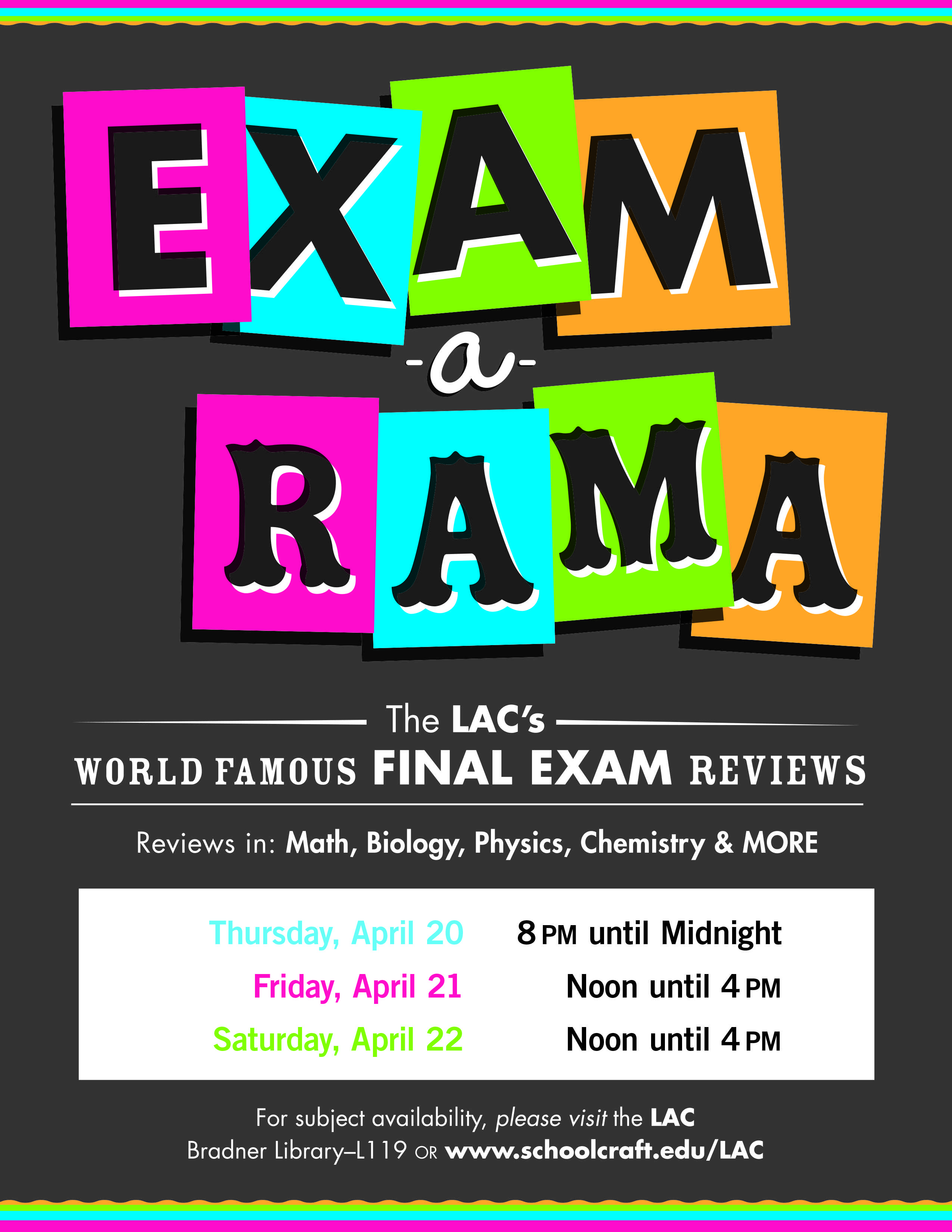 exam-a-rama-winter-2017