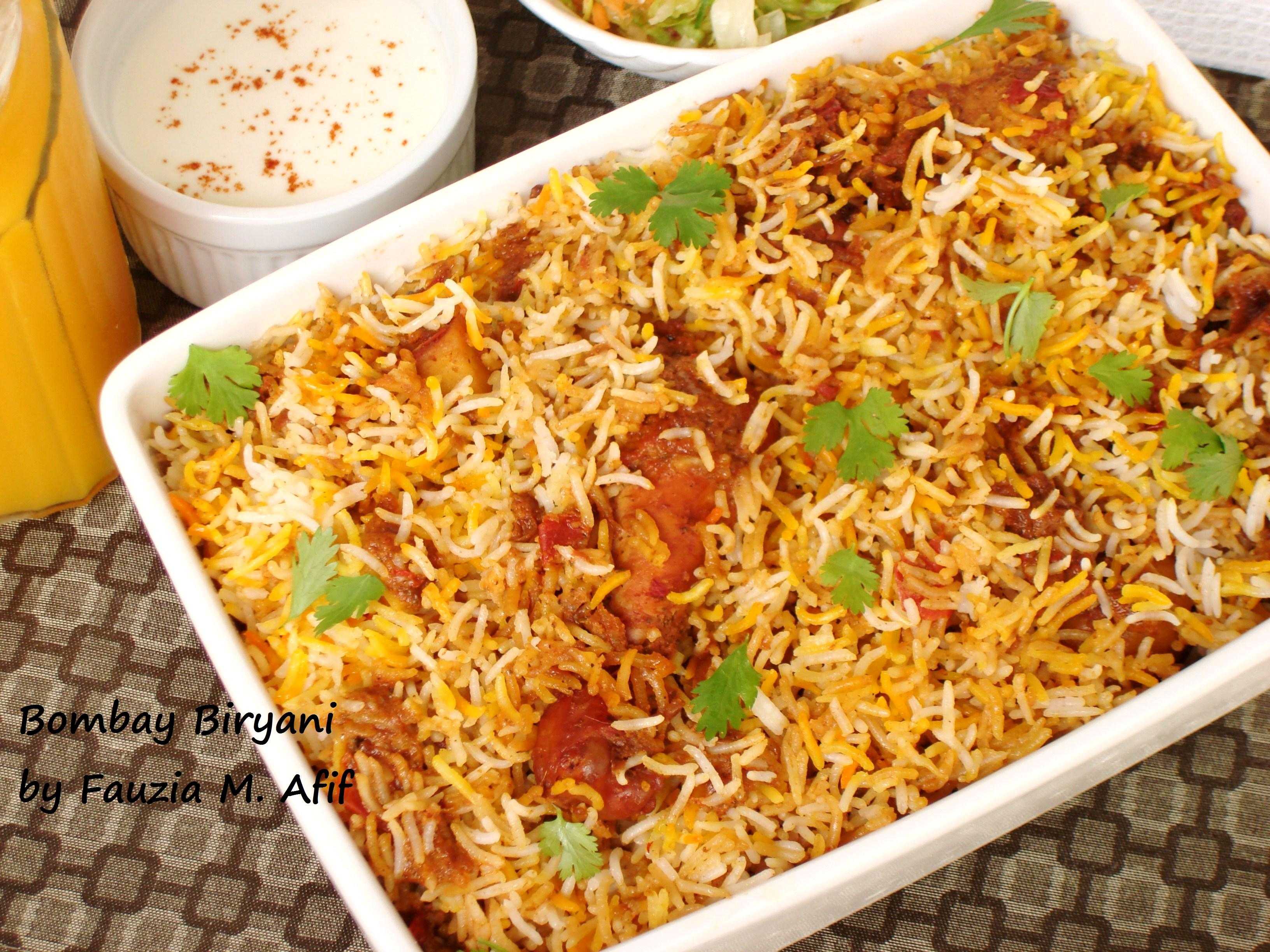 bombay biryani-FauziasKitchenFun