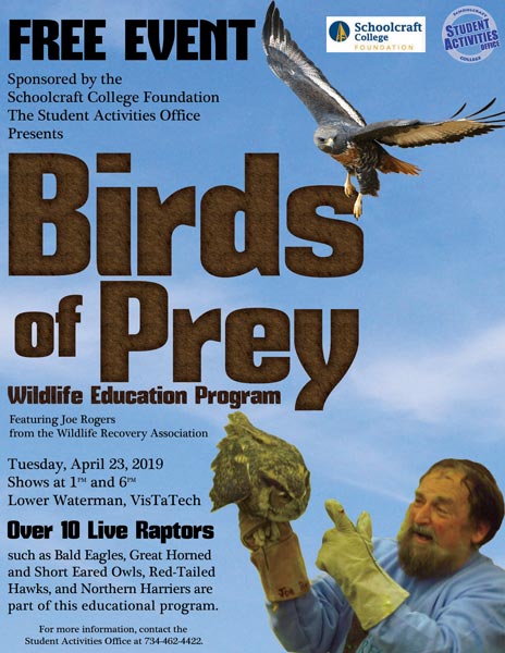 Birds of Prey show swoops onto campus April 23