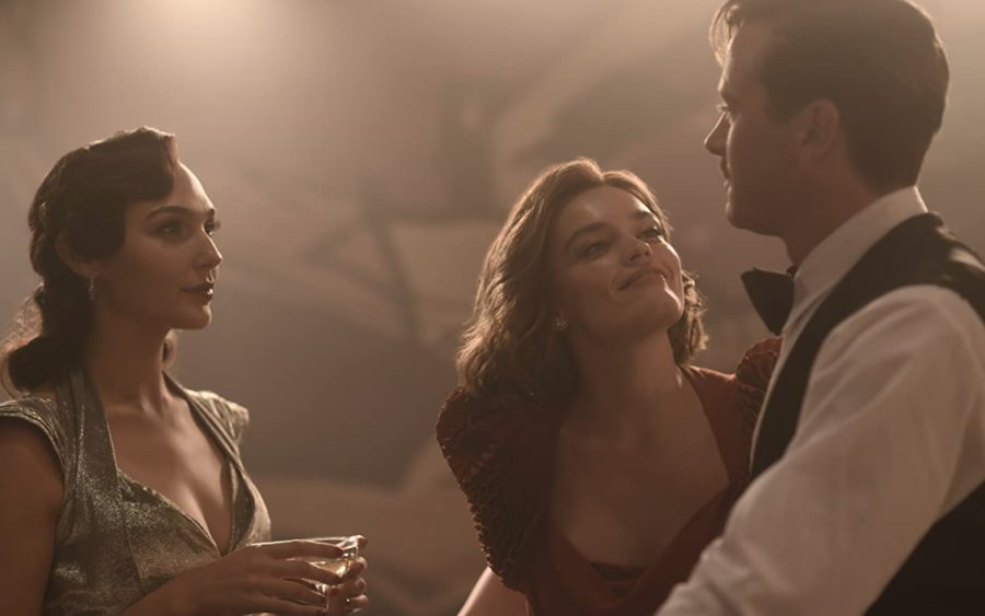Armie Hammer, Gal Gadot, and Emma Mackey in Death on the Nile.