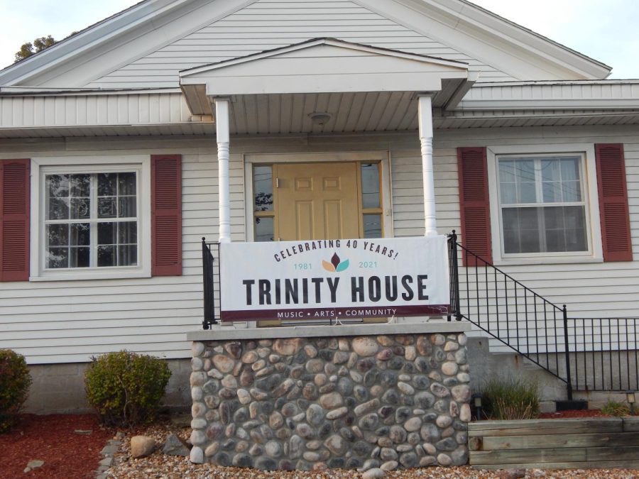 While small the Trinity House holds charm with its simple look.