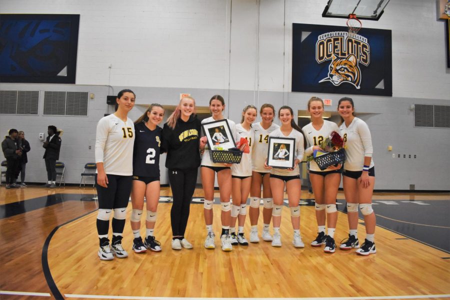 The Schoolcraft Womens Volleyball team defeats Jackson College 3-2 on Wednesday, October 19, 2022.