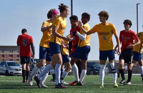 The #12 Schoolcraft Mens Soccer team beats Lake Michigan College 15-1 on Friday, October 21, 2022.