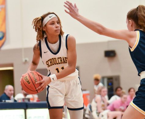 Schoolcraft womens basketball was defeated by St. Clair County Community College by a score of 75-68 on February 4, 2023.