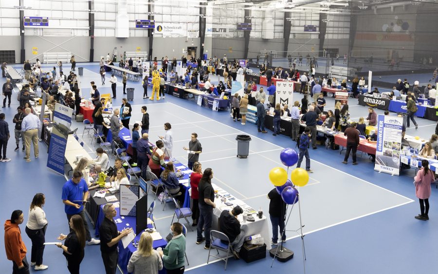 The Spring Job Fair is taking place on April 13 from 4-6 p.m. inside the Trinity Elite Sports Center.