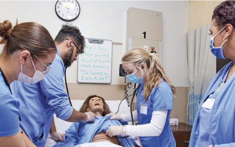 Nursing students now have the opportunity to  practice skills in an expanded classroom setting with up to date technology to simulate real life scenarios.