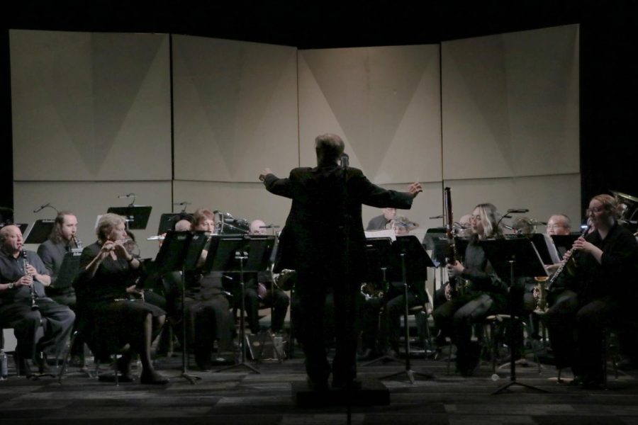On Saturday, April 15, 2023, , Director Paul Michalsen conducted the Schoolcraft Wind Ensemble for the Spring Concert. The wind ensemble personnel performed beautiful numbers, starting off boldly with Also Sprach Zarathustra, commonly known as the 2001: A Space Odyssey theme in the the Vistatech Center, DiPonio Room.