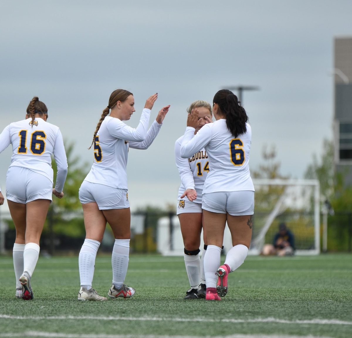 The #7 ranked Schoolcraft Womens soccer team beat Ancilla 4-0 on Sept. 27, 2023 at Schoolcraft College.
