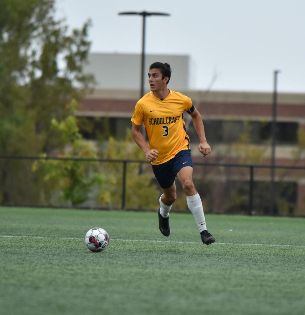 The #11 Mens Soccer team beats Ancilla 11-1 on Sept. 27, 2023 at Schoolcraft College.