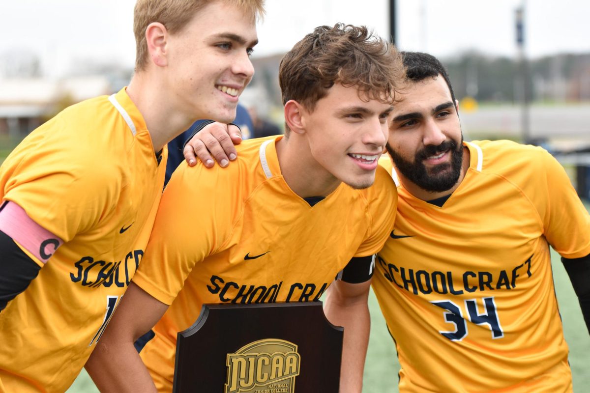 The #6 ranked Schoolcraft Ocelots won the Northeast district championship game over Mercy County Community College (NJ) 2-0 on November 4, 2023 and punched their ticket to the national championship tournament in Tucson, Arizona.