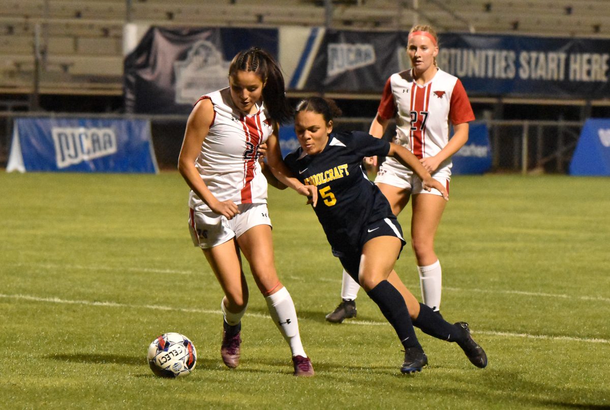 #9 Schoolcraft Womens Soccer team suffered a defeat in the opening game of the NJCAA Division II Womens Soccer National Tournament against Northeast Community College, 2-1 in Tucson, AZ.