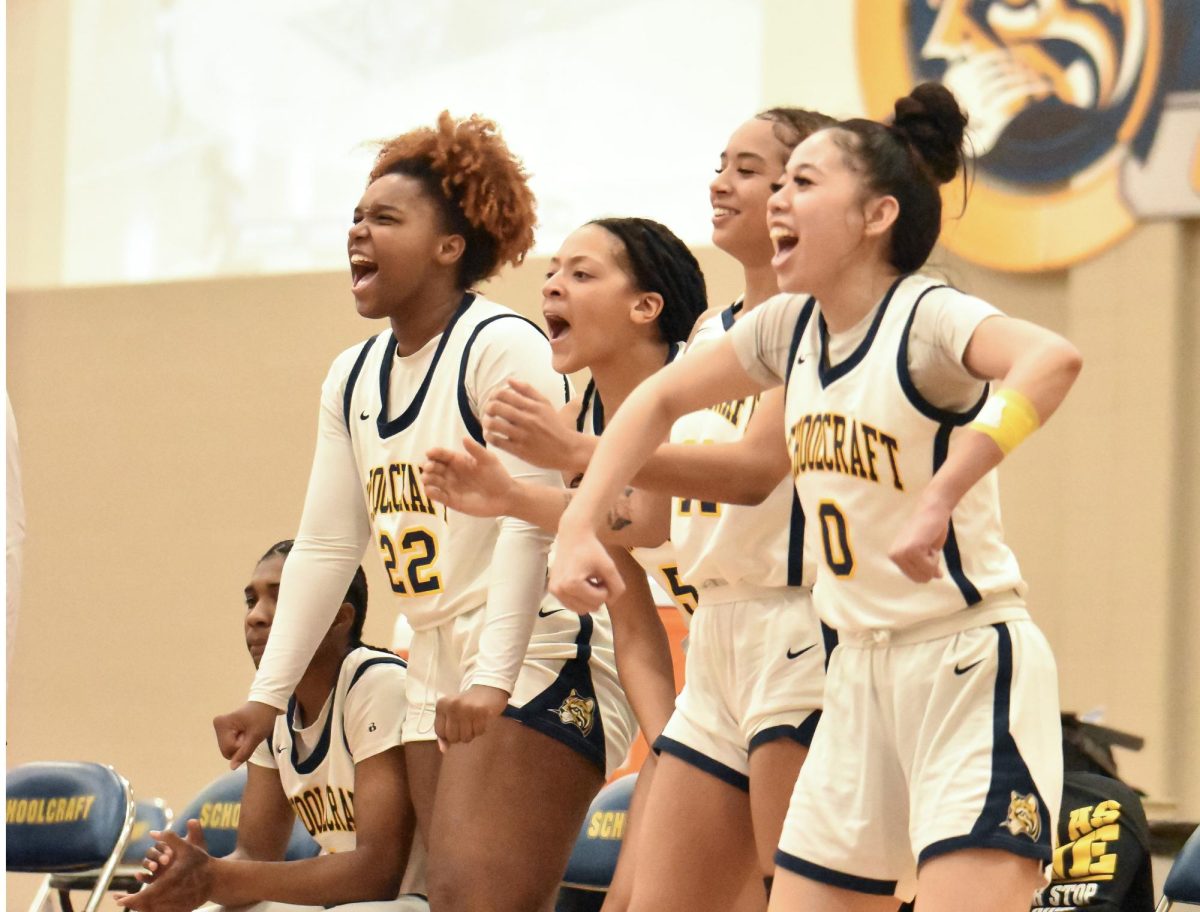 The Schoolcraft Womens Basketball bounced back into the win column on Dec. 20, 2023 with a win over Cuyahoga Community College 66-49 at Schoolcraft College.