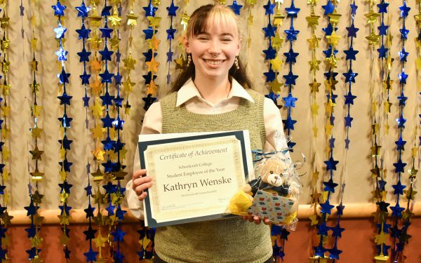 Kathryn Wenske was awarded the 2024 Student Employee of the Year honors on March 22, 2024.