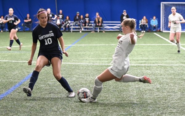 The Schoolcraft Womens Soccer team scrimmaged Northwood University in a spring game on April 26, 2024 at the Trinity Health Sports Dome on the grounds of Schoolcraft College.