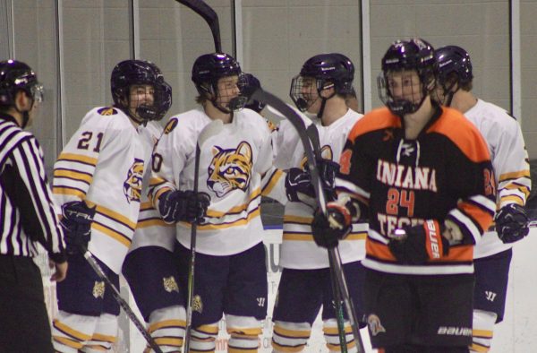 The Schoolcraft Men's Ice Hockey team defeated Indiana Tech 7-1 on October 25, 2024 at Mike Modano Ice Arena in Westland, Michigan.This is the Ocelots 7 straight win. Their record is 7-1 overall.