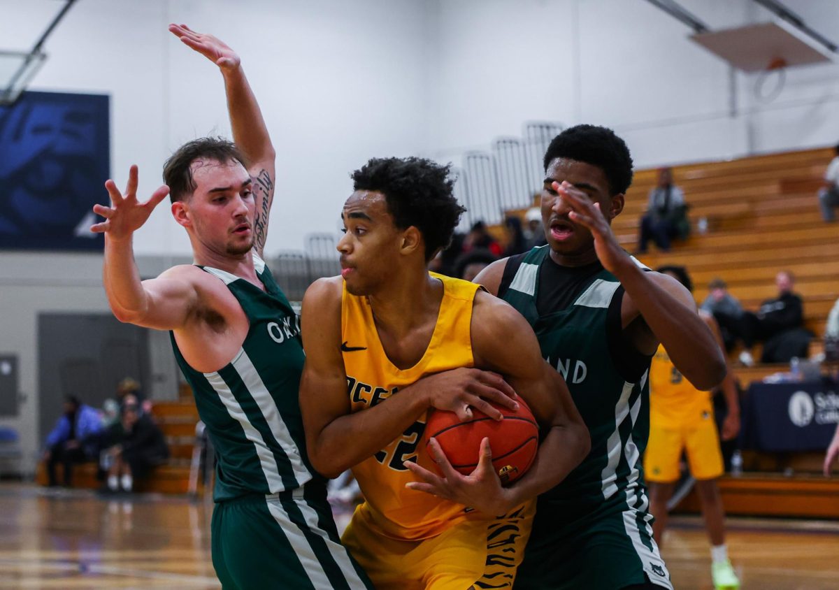 The Men's Basketball team falls to Oakland CC 71-55 on January 22, 2025 at Schoolcraft College. The Ocelots are now 8-9 overall and 0-4 in the conference.