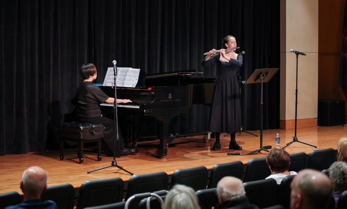 Wednesday Noon Jazz and Classical Concerts featuring Hannah Hammel Maser, flute took place on Wednesday, February 26, 2025 in the Kehrl Auditorium inside the Vistatech Center.