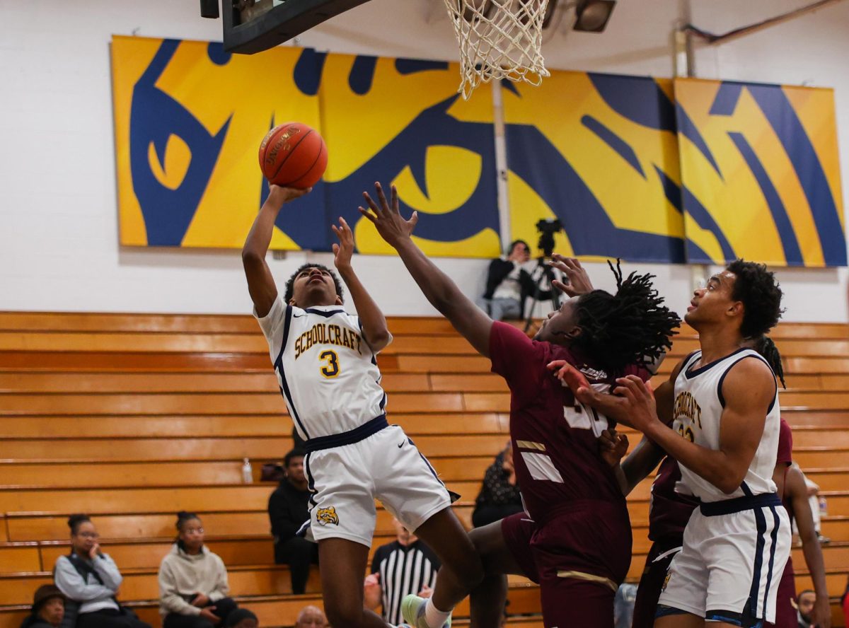 The Schoolcraft Men's Basketball team beat Jackson CC 88-56 on January 29, 2025 at Schoolcraft College. The Ocelots are 9-10 overall and 1-5 in the MCCAA Eastern Conference.