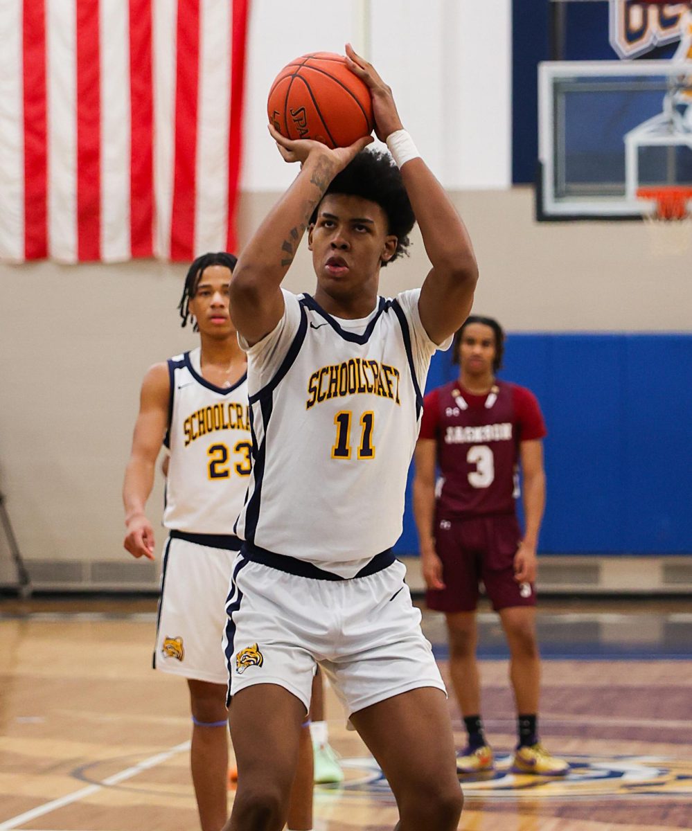 The Schoolcraft Men's Basketball team beat Jackson CC 88-56 on January 29, 2025 at Schoolcraft College. The Ocelots are 9-10 overall and 1-5 in the MCCAA Eastern Conference.