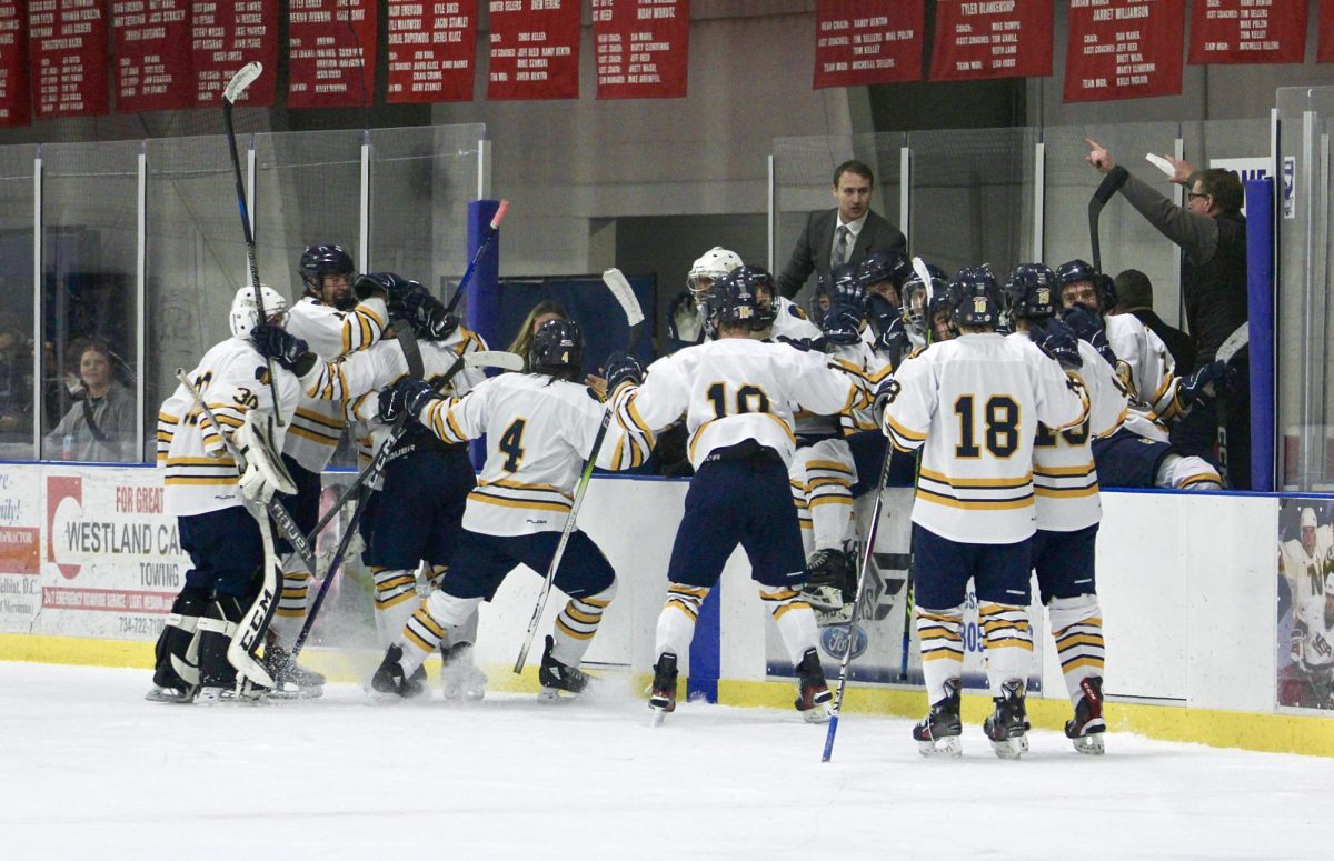 The Schoolcraft Men's Hockey team beat Michigan State 5-4 in a thriller of a game on Friday, January 31, 2025 at Mike Modano Arena in Westland, Michigan.