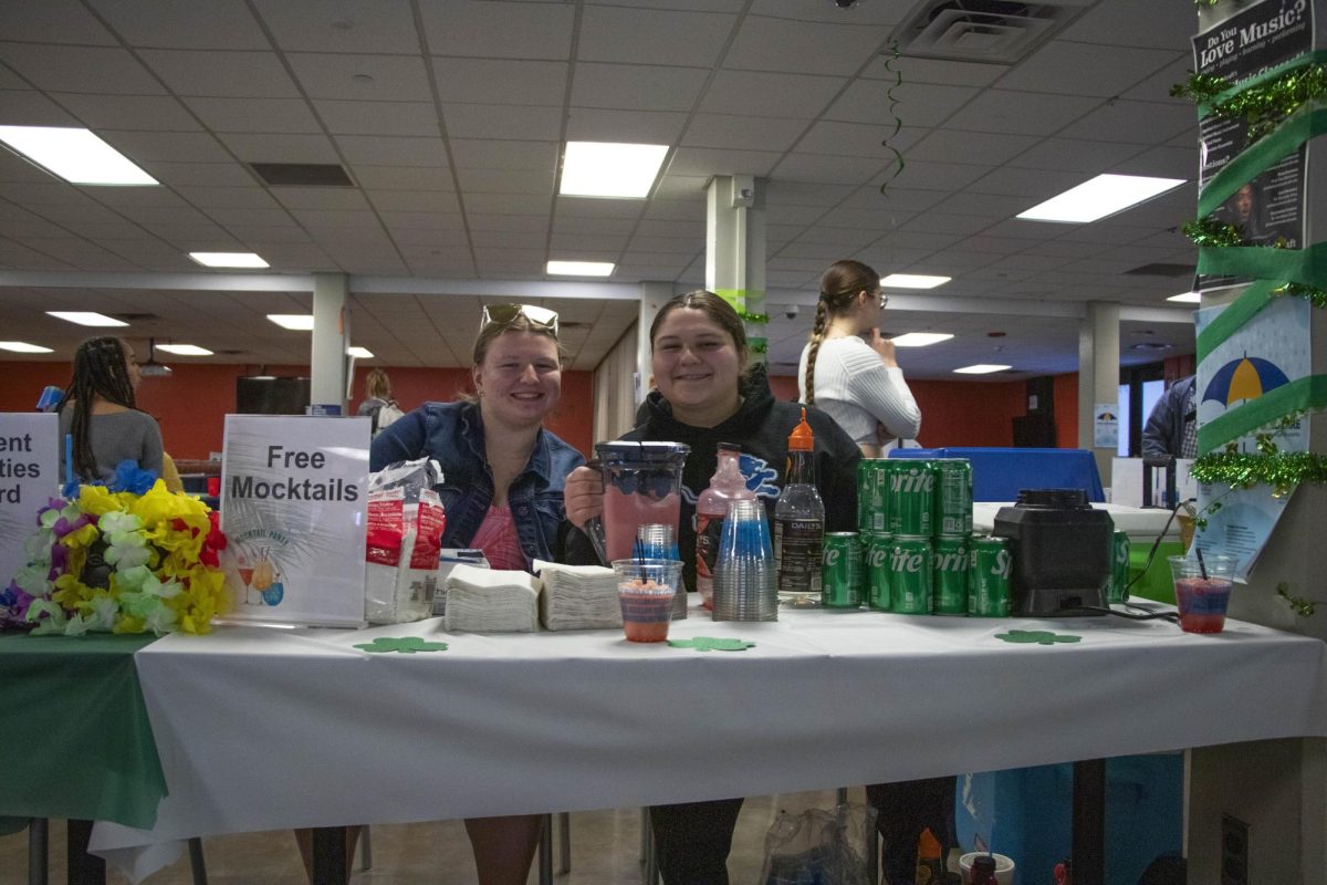 The Mocktail Party took place on March 13 from 11 a.m. to 2 p.m. in the Lower Level of the Vistatech Center, offering attendees a fun, alcohol-free social experience with creative mocktails and engaging activities.