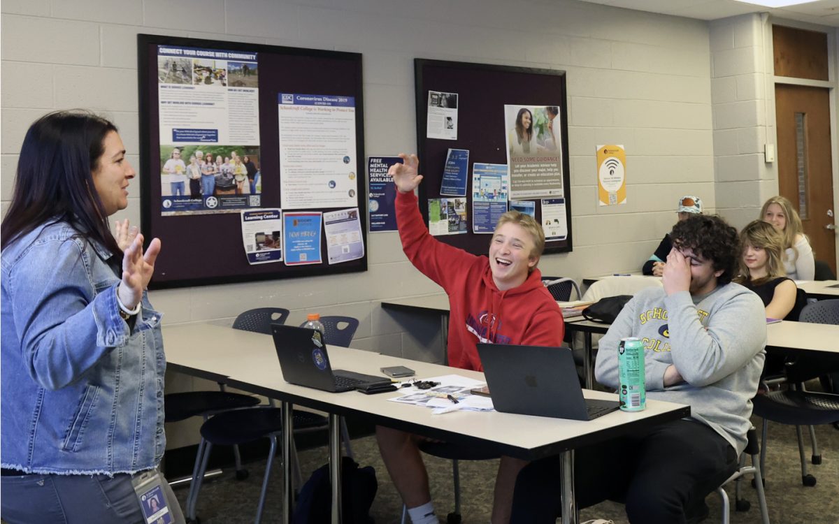 Communication Professor Christina Stansell- Weaver makes her COMA 103 class fun and engaging.