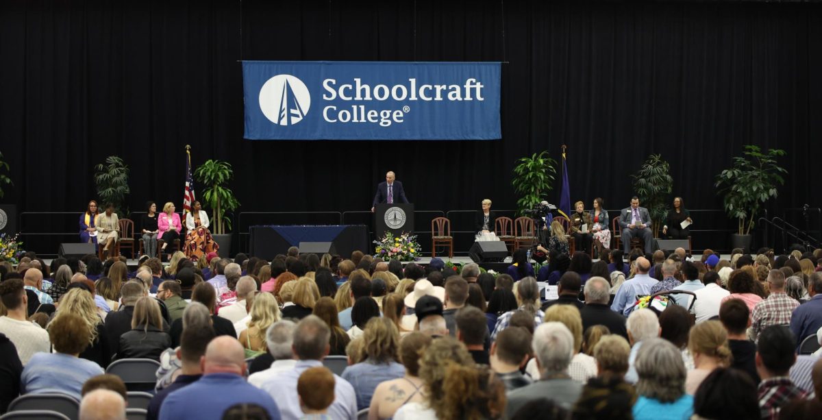 On Friday, May 2, 2025 the Schoolcraft Nursing program celebrated its graduates at the Trinity Elite Sports Center on main campus.