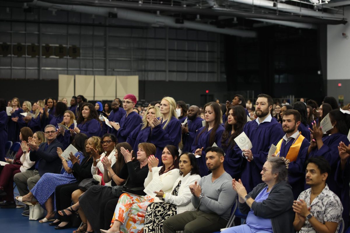 On Friday, May 2, 2025 the Schoolcraft Nursing program celebrated its graduates at the Trinity Elite Sports Center on main campus.