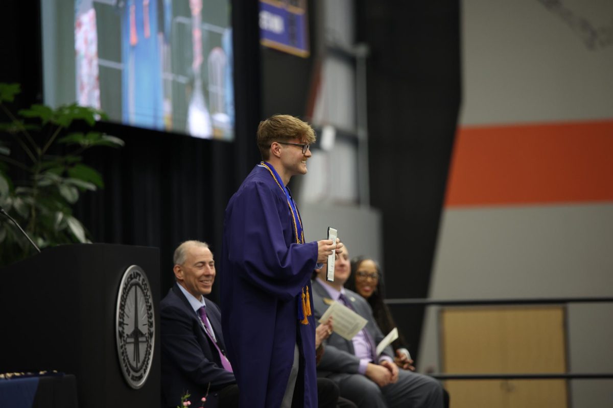 On Friday, May 2, 2025 the Schoolcraft Nursing program celebrated its graduates at the Trinity Elite Sports Center on main campus.