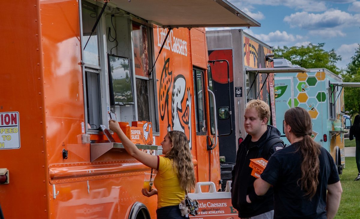 Food trucks lined up to offer students some delicious meal choices at Ozzypalooza on Wednesday, August 27, 2025.