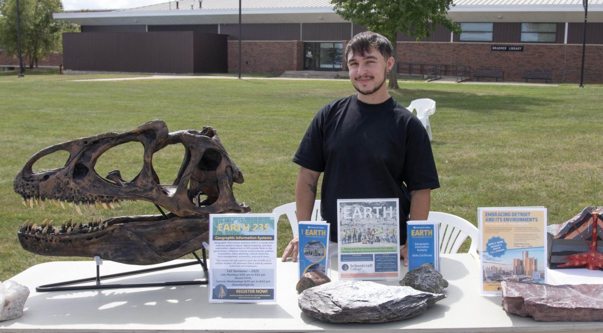 The Geology Department staff member  poses for a photo at Ozzypalooza on Wednesday, August 27, 2025.