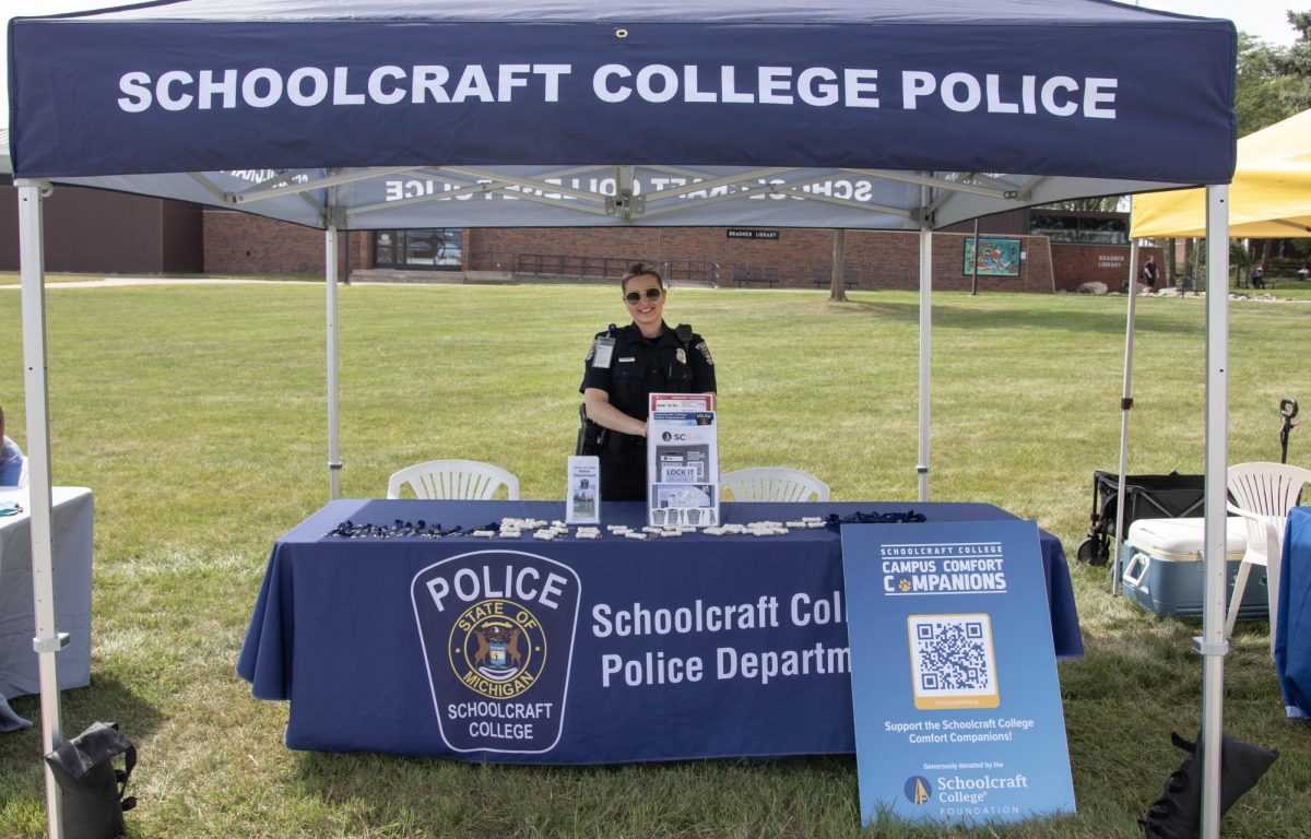 The Schoolcraft College Police Department gave way some SCPD swag  at Ozzypalooza on Wednesday, August 27, 2025.