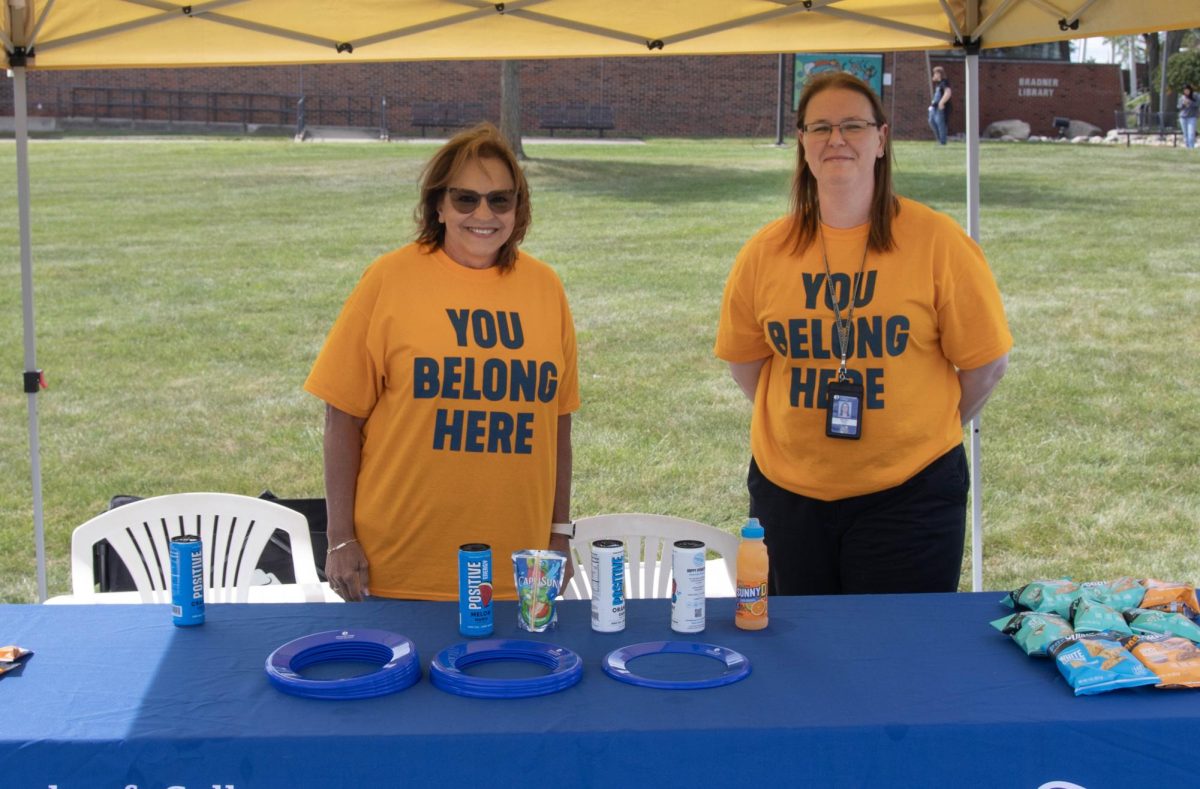College staff members pose for a photo at Ozzypalooza on Wednesday, August 27, 2025.