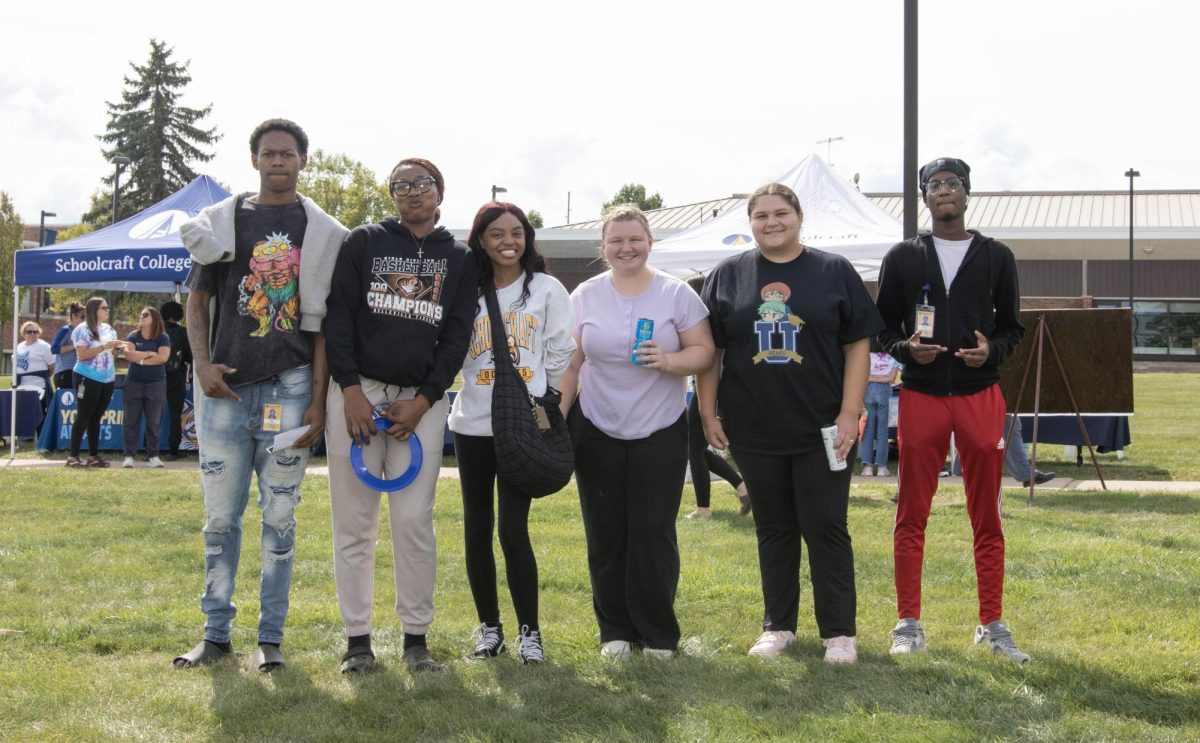 Student Employees from the Student Activities Office pose for a group photo at Ozzypalooza on Wednesday, August 27, 2025.