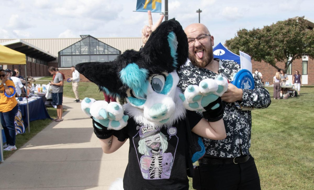 Students have a little fun at Ozzypalooza on Wednesday, August 27, 2025.