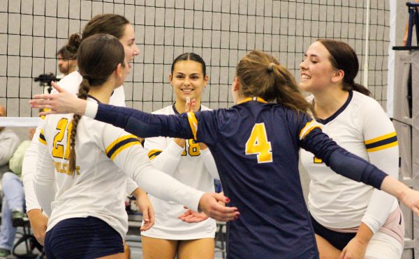 The Schoolcraft Womens Volleyball team beat Oakland Community College 3-1 on October 6, 2025 at Schoolcraft College.