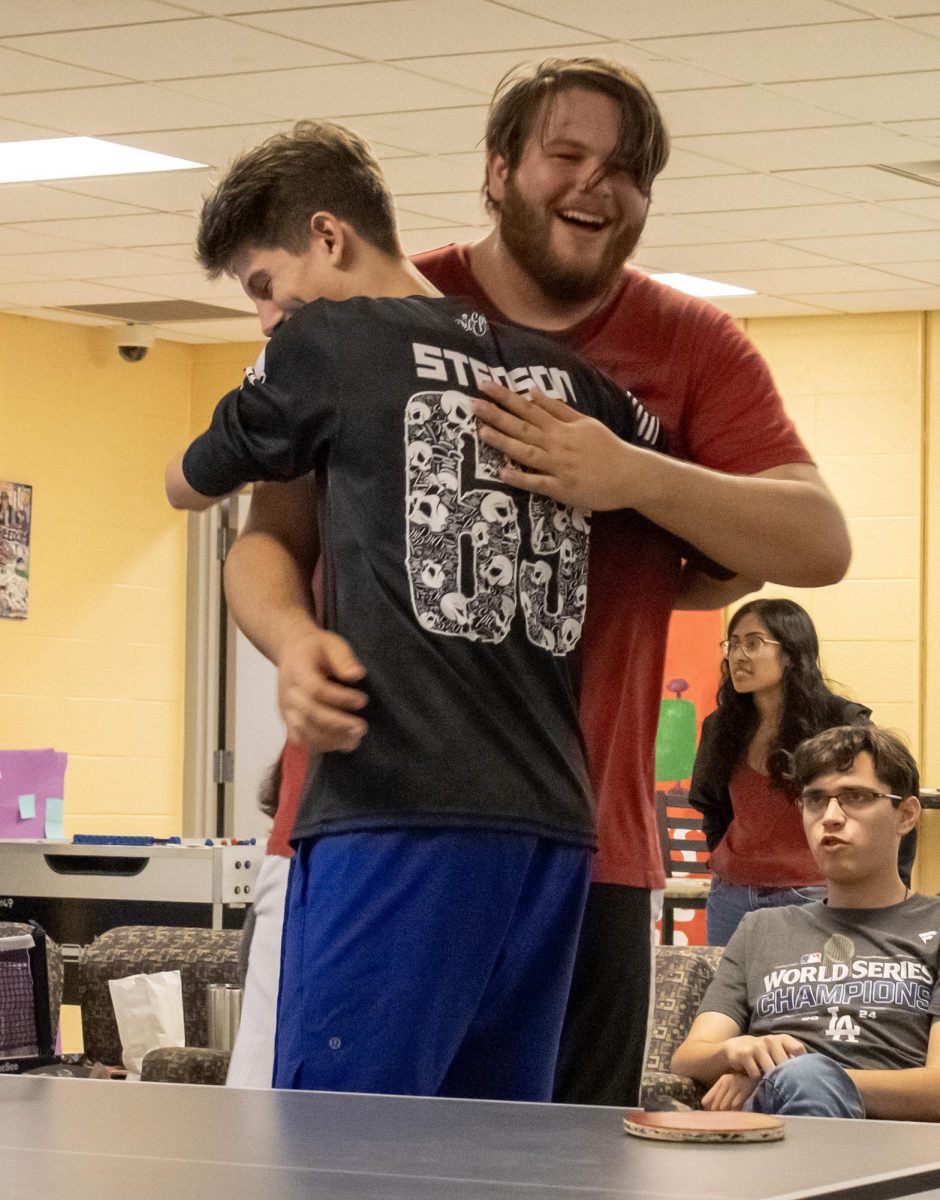The Student Activities Board hosted the King Kong of Ping Pong Tournament on Nov. 5, 2025 in the Lower Level, Vistatech Center. Prizes were awarded to 1st, 2nd and 3rd place finishers.