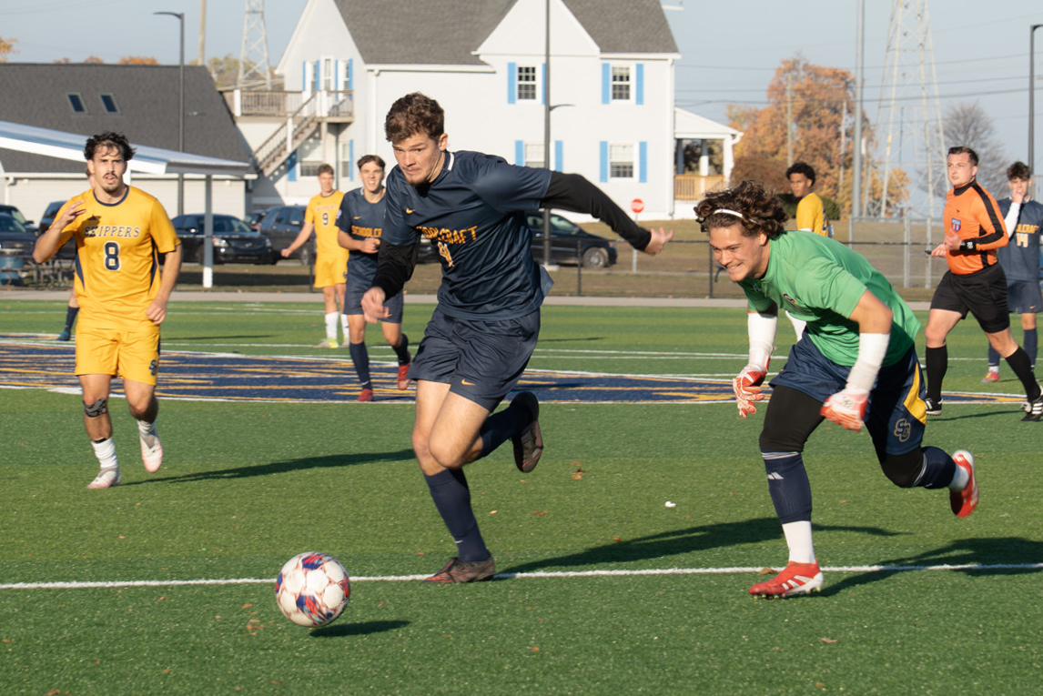 The Schoolcraft Men's Soccer team season comes to an end with a loss in the Region XII Championship on Nov. 2, 2025 in Marysville, Michigan to St. Clair CC 1-0.