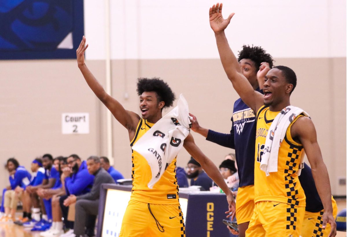 The Ocelots are 3-0 in the MCCAA Eastern Conference with a 70-55 win over Wayne County Community College on Jan. 17, 2025 at Schoolcraft College.