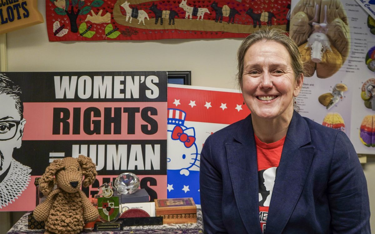 Dr. Colleen Pilgrim encourages her students to broaden their world views through her psychology classes.