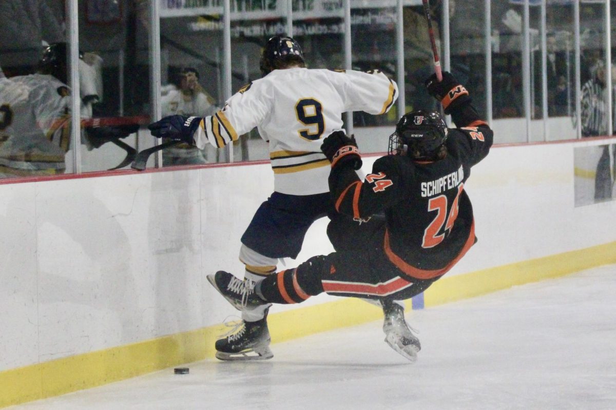 The Schoolcraft Men's Hockey team defeat the #14 University of Jamestown, 5-2 at the Regional Tournament on Feb. 20, 2026.