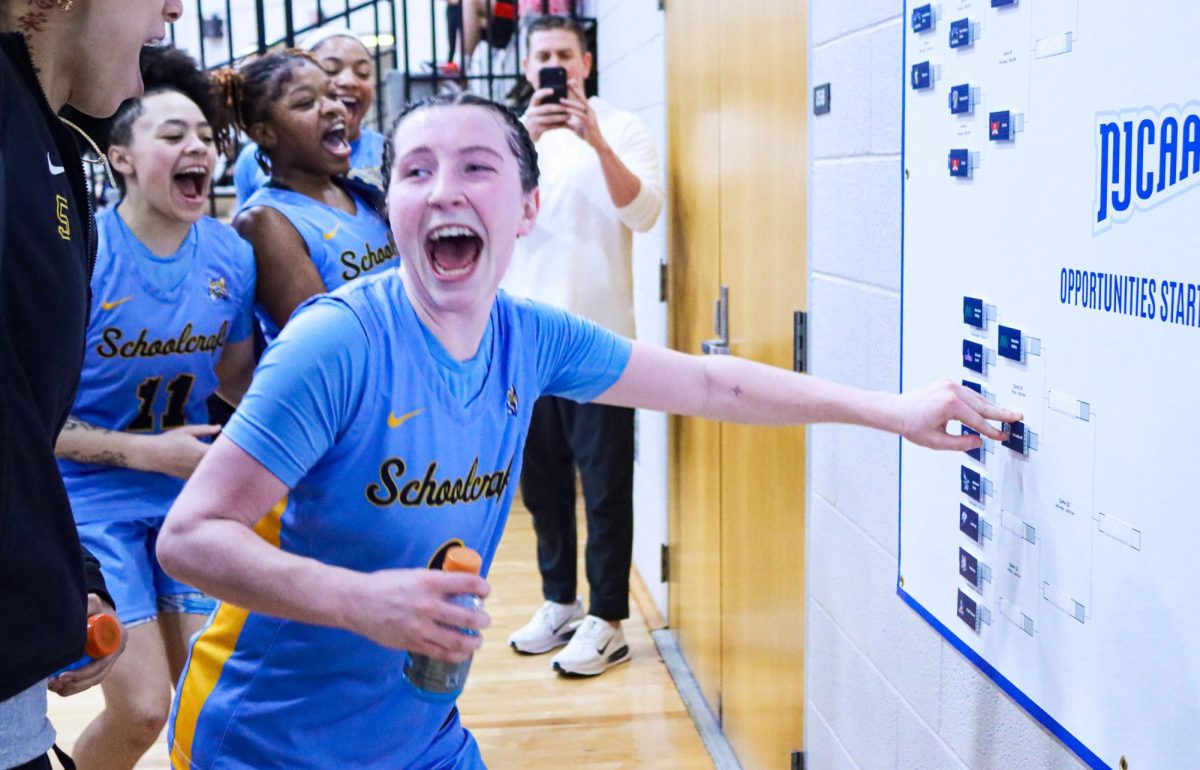The Schoolcraft Ocelots beat Monroe CC, 91-79 in the first game of the consolation bracket on March 18, 2026 in the NJCAA DII Women's National Championship Tournament.
