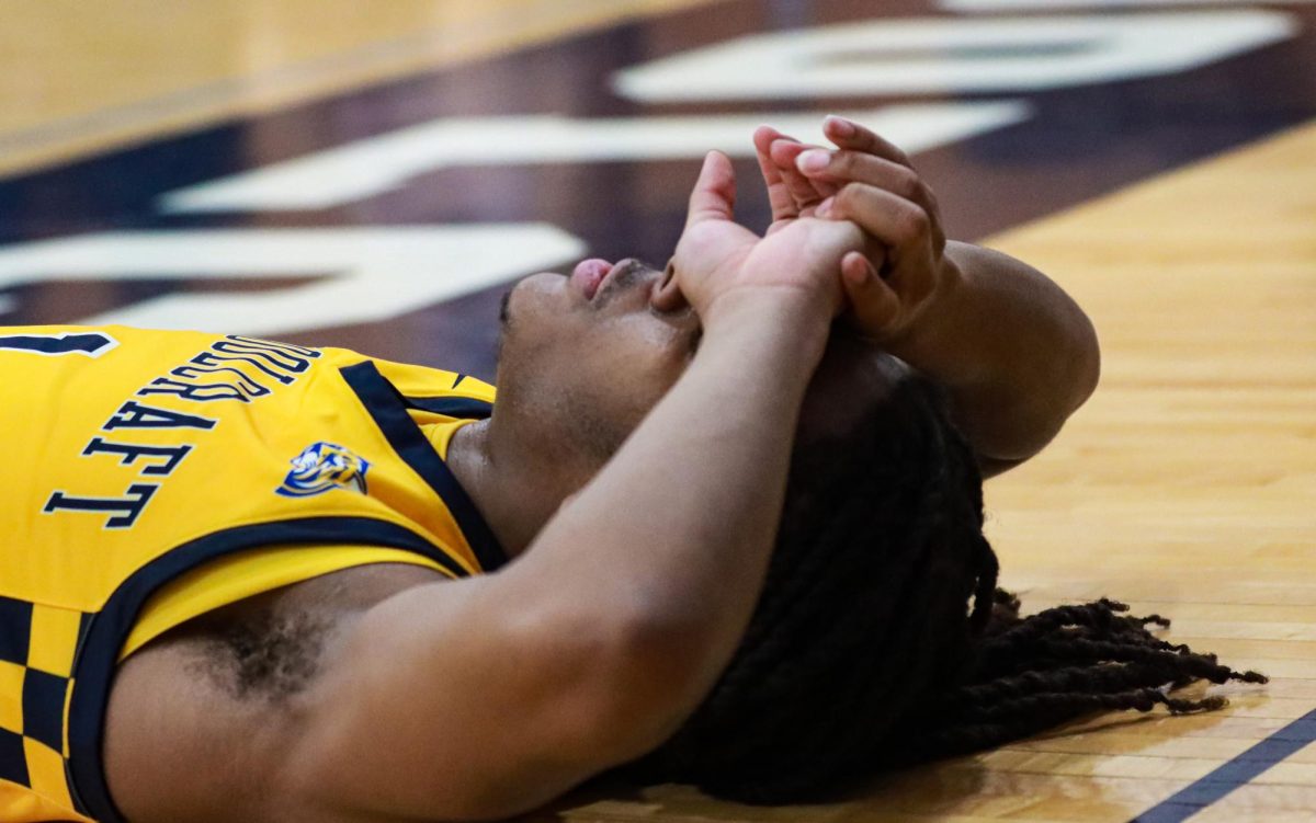 The Schoolcraft Men's Basketball team falls short against St. Clair CC, 66-64, on February 24, 2026.