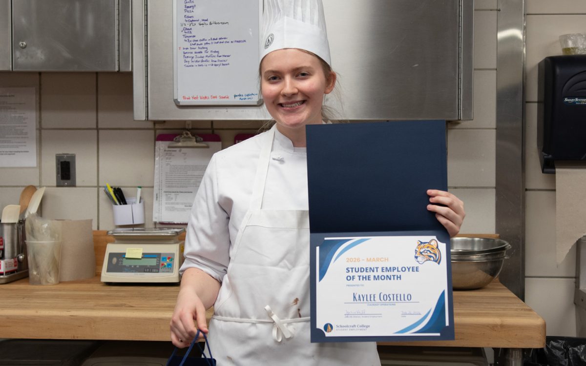 Kaylee Costello wins employee of the month for March 2026.