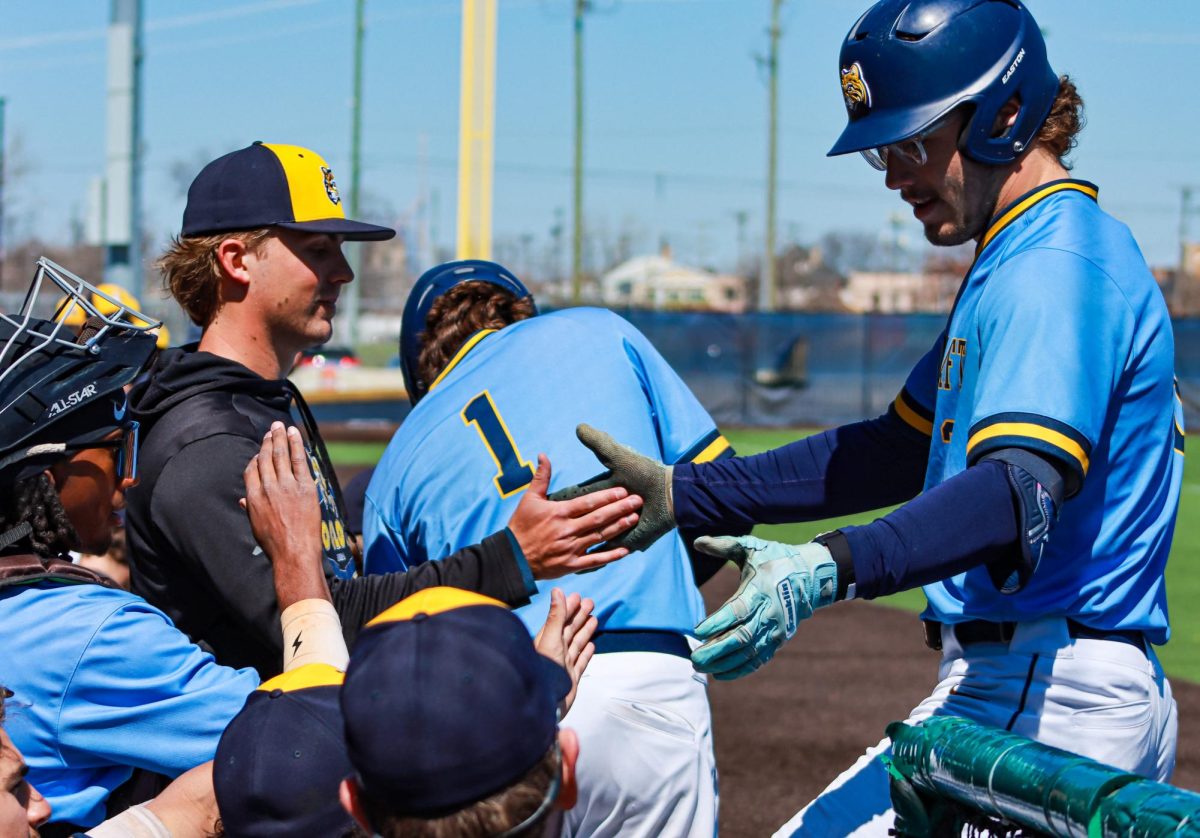 The Ocelots drop two against Jackson CC on Saturday, April 11, 2026 at the Corner Ball Park in Detroit, Michigan.