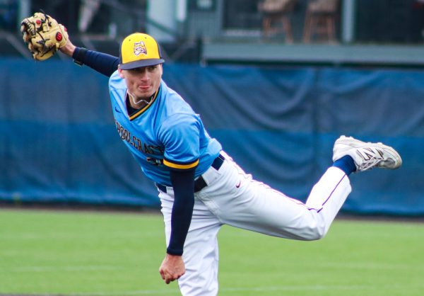 The Schoolcraft Ocelots get mauled by the Mott Bears in a doubleheader on May 2, 2026 at the Corner BallPark in Detroit, MI.