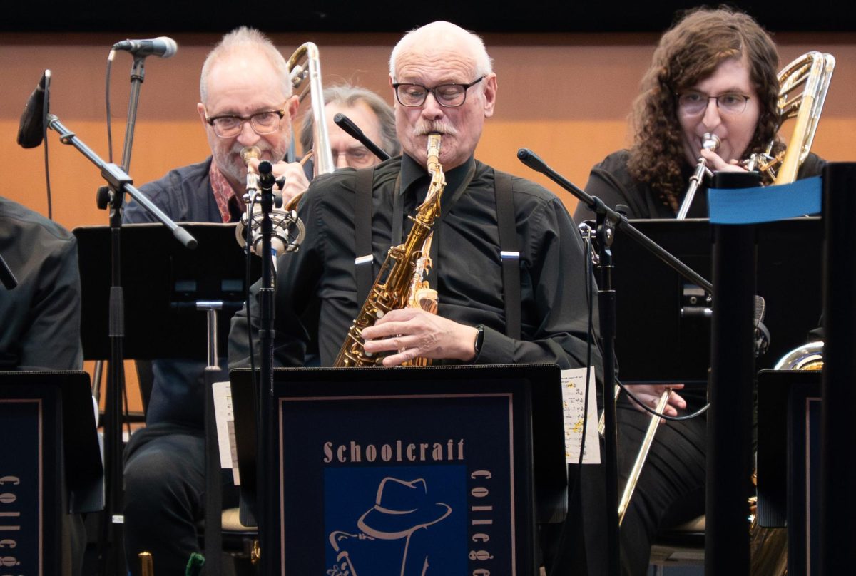 The Schoolcraft College Music Department hosted its annual Collage Concert for the community on March 27, 2026 inside the DiPonio Room in the Vistatech Center. The Jazz, Chorale, Wind Ensemble and Synthesizer Ensemble all performed.